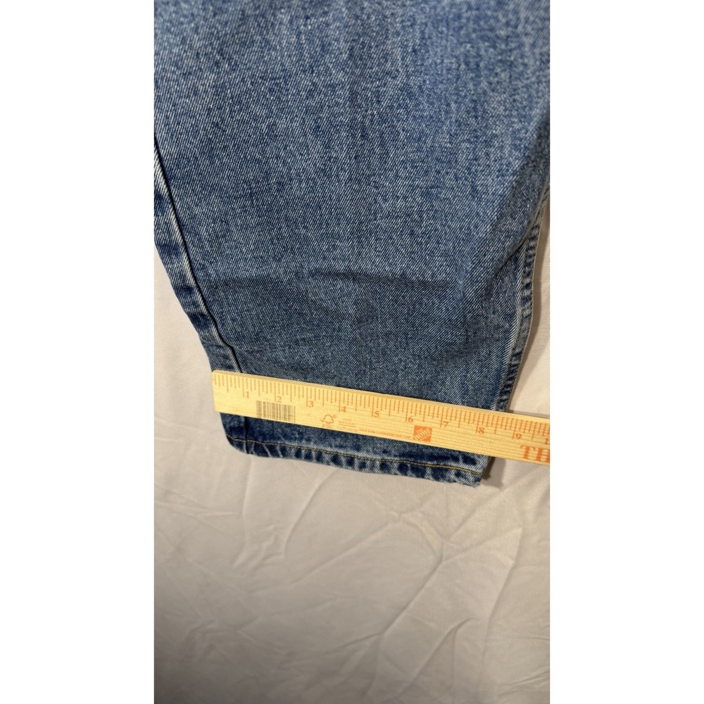 ralph lauren RL Medium Wash Blue Jeans True Size 36x30 Baggy Fit Denim Pants - Picture 8 of 13